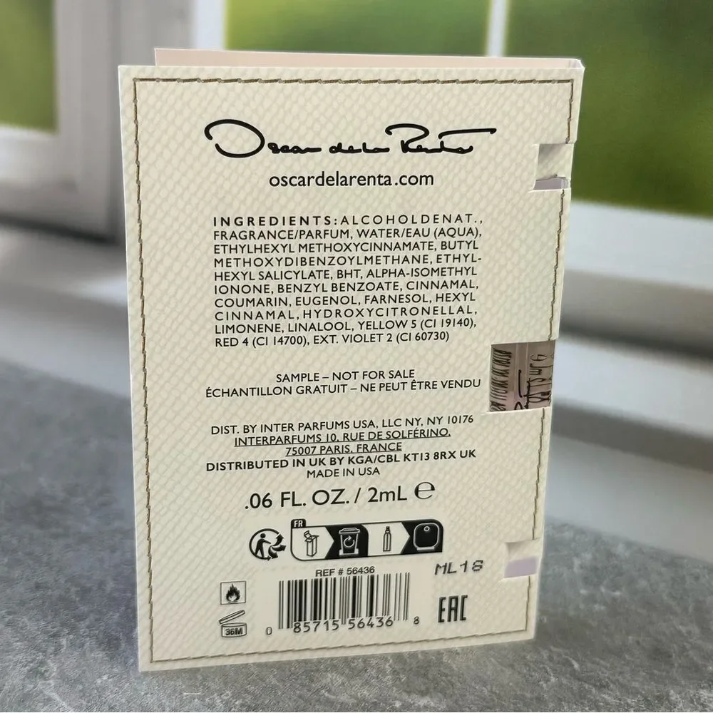 Alibi Eau Sensuelle Oscar de la Renta Sample 2 ml